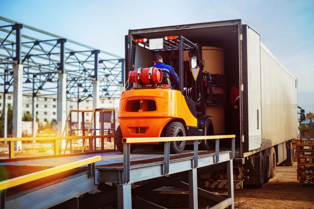 transport de machines industrielles